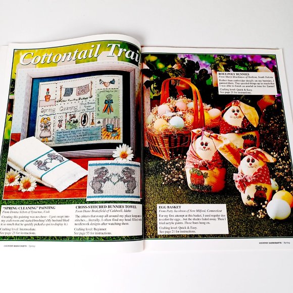 Country Handcrafts April May 1995 32 Various Craft Projects 68 Pages - Picture 4 of 8